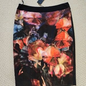 Ted Baker London Multicolor Floral Pencil Skirt